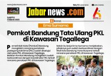 Pemkot Bandung Tata Ulang PKL di Kawasan Tegallega