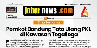 Pemkot Bandung Tata Ulang PKL di Kawasan Tegallega