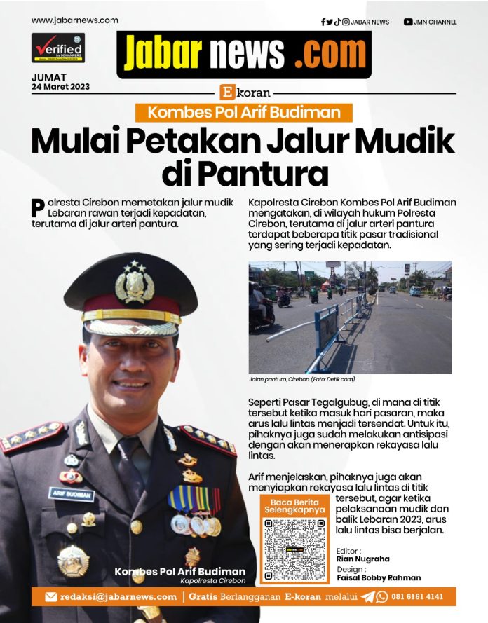 Polresta Cirebon Mulai Petakan Jalur Mudik di Pantura