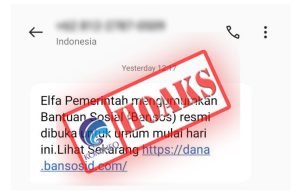 Hoaks Penyaluran Bansos Pemerintah, Kenali Modus dan Cara Menghindarinya