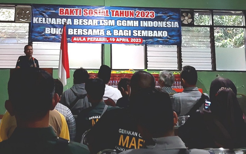 Bantu Anggota Gerakan Ganyang Mafia Hukum dan Warga, Ini Aksi Sosial GGMH Indonesia