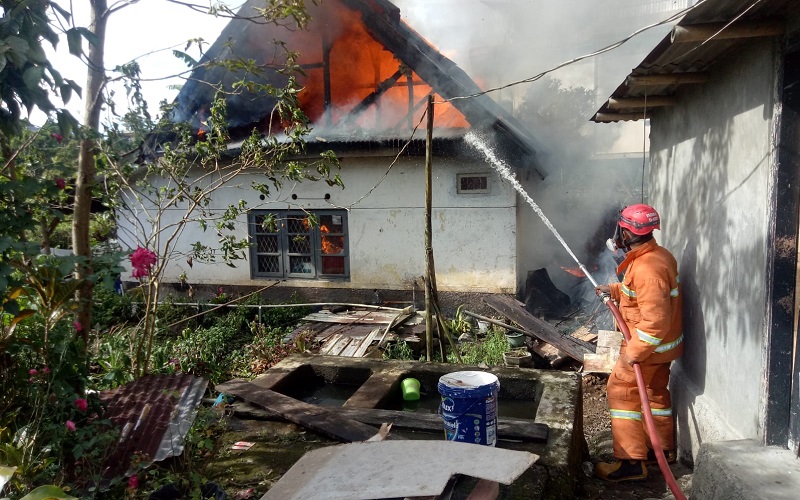 Kebakaran Rumah di CIanjur