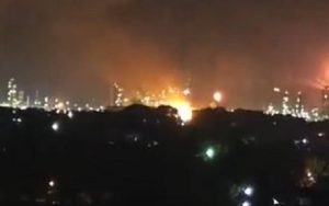 Duh! Kilang Pertamina di Dumai Meledak dan Terbakar, Lima Pekerja Terluka