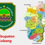 Peta wilayah Kabupaten Subang