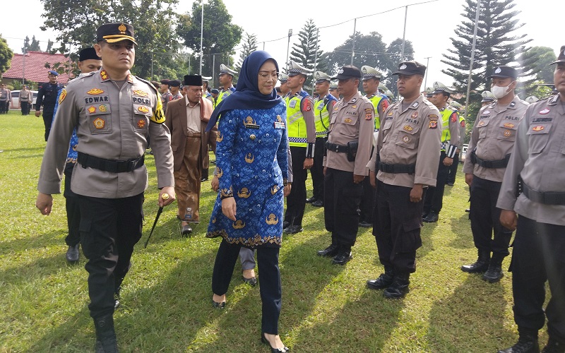 Sebanyak 1.200 Pasukan Siap Amankan Mudik Lebaran 2023 di Purwakarta