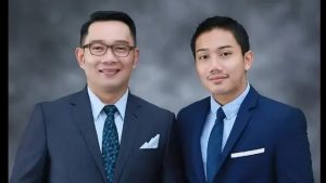 Ridwan Kamil dan almarhum Eril semasa hidup