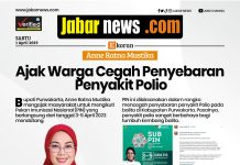 Anne Ratna Mustika Ajak Warga Cegah Penyebaran Penyakit Polio