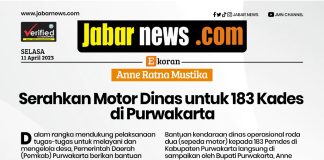 Anne Ratna Mustika Serahkan Motor Dinas untuk 183 Kades Purwakarta