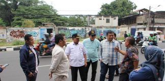 Rombongan Banggar DPRD Jawa Barat inpeksi Underpass Dewi Sartika, Kota Depok sebagai bentuk pengawasan Dewan Perwakilan Rakyat Daerah Jabar, Kota Depok, belum lama ini (Humas DPRD Jawa Barat).