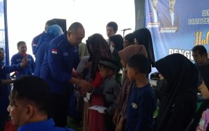 Santuni Anak Yatim Piatu, Kader Demokrat di Cianjur Diminta Tetap Solid