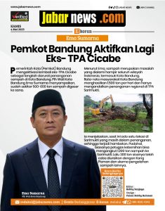 Ema Sumarna Pemkot Bandung Aktifkan Lagi Eks-TPA Cicabe