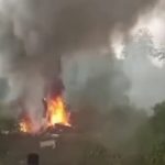 Helikopter Jatuh di Ciwidey