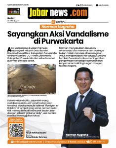 Norman Nugraha Sayangkan Aksi Vandalisme di Purwakarta