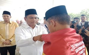 Tepung Tawar Calon Haji Serdang Bedagai, Drama Wijaya Pesan Ibu-Ibu Jangan Banyak Belanja