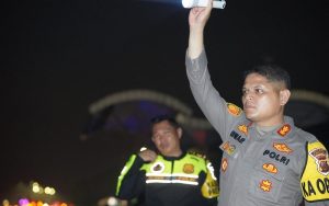 Penghujung Libur Lebaran, Kapolres Purwakarta Terjun Langsung Atur Lalu Lintas