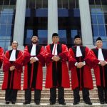 Para hakim di Mahkamah Konstitusi
