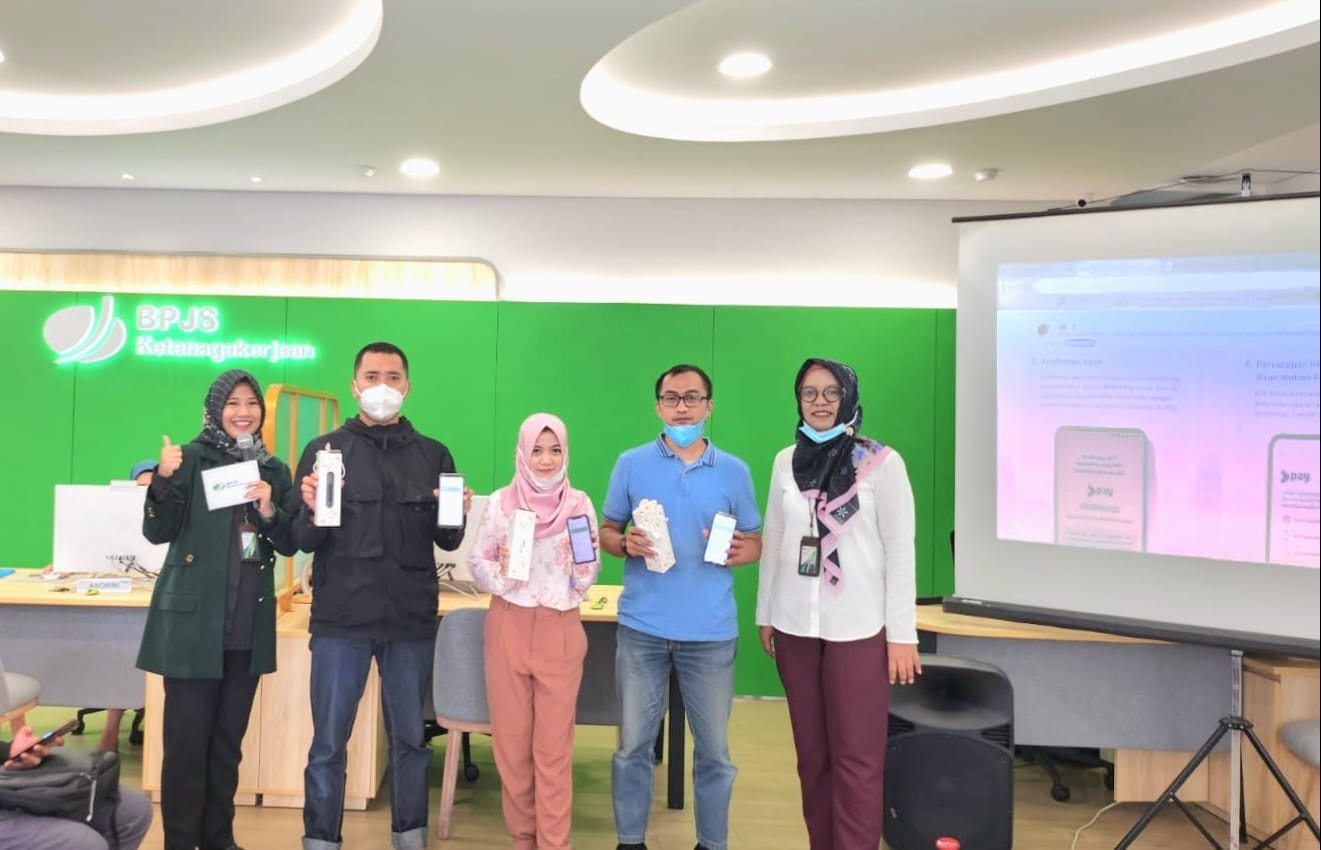 Sosialisasi Aplikasi JMO oleh BPJS Ketenagakerjaan Depok (Foto: BPJAMSOSTEK Depok)
