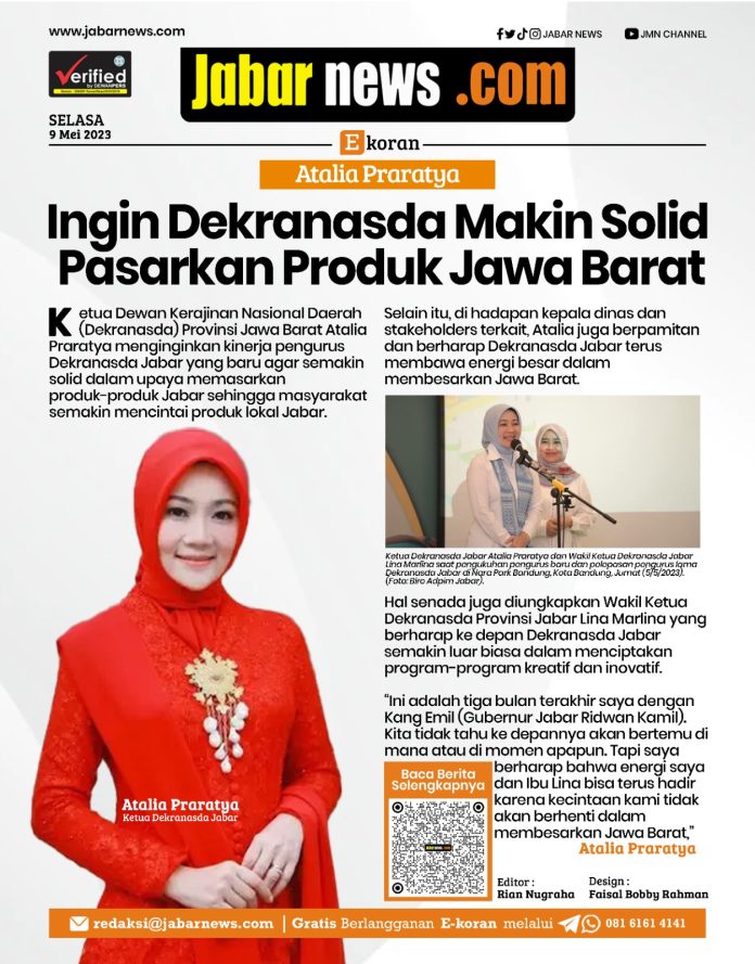 Atalia Praratya Ingin Dekranasda Makin Solid Pasarkan Produk Jawa Barat