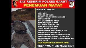 Penemuan Mayat Tanpa Identitas di Garut, Berikut Ciri-cirinya