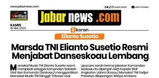 Marsda TNI Elianto Susetio Resmi Menjabat Danseskoau Lembang