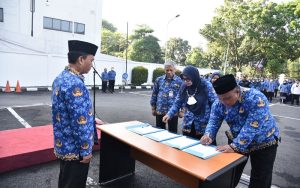 Sekretariat DPRD Jawa Barat Gelar Penandatanganan Pakta Integritas Netralitas ASN di Pemilu 2024