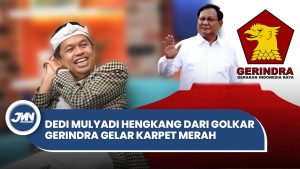VIDEO: Keluar dari Partai Golkar, Gerindra Gelar Karpet Merah untuk Dedi Mulyadi