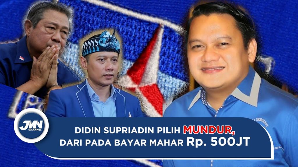 VIDEO: Demokrat Buyar, Didin Supriadin Mundur karena Diminta Mahar Rp500 Juta