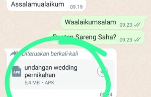Waspada Modus Penipuan Lewat “Link” Undangan Pernikahan Digital di WA