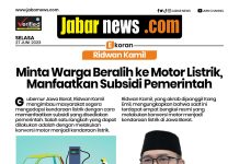 Ridwan Kamil Minta Warga Beralih ke Motor Listrik, Manfaatkan Subsidi Pemerintah