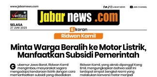 Ridwan Kamil Minta Warga Beralih ke Motor Listrik, Manfaatkan Subsidi Pemerintah