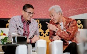 Survei TII: Ganjar Prabowo dan Sandiaga Uno Pasangan Favorit Anak Muda di Pemilu 2024