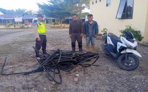 Curi Kabel Tower, Maling Asal Serdang Bedagai Ditangkap