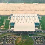 Bandara Kertajati Majalengka nampak dari atas