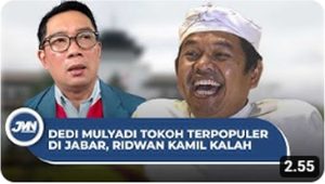 VIDEO: Dedi Mulyadi Tokoh Terpopuler di Jabar, Ridwan Kamil Kalah Tenar