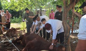 Polres Purwakarta Sebar Belasan Hewan Kurban Ke Pondok Pesantren