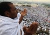 Jutaan umat Islam yang melaksanakan ibadah haji berkumpul di padang Arafah