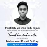 Mahasiswa ITB Muhammad Rasyid Ghifary yang meninggal dunia saat ujicoba pesawat tanpa awak