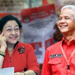 Megawati dalam suatu kesempatan dengan Ganjar Pranowo