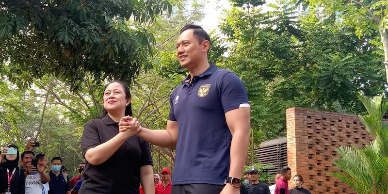 Puan Maharani bertemu dengan Agus Harimurti Yudhoyono