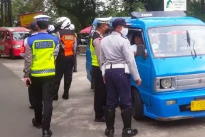 Puluhan Angkot di Kota Depok Terjaring Razia Petugas BPTJ Gegara Ini