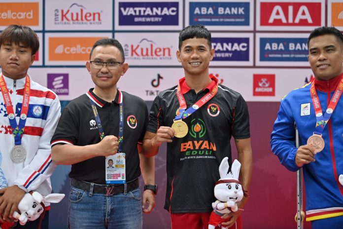 Salah satu atlet renang Indonesia berhasil meraih emas pada ASEAN Para Games 2023 di Kamboja