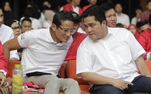 Adu Kuat Dua Menteri Jadi Cawapres Ganjar Pranowo, Sandiaga Uno Atau Erick Thohir?