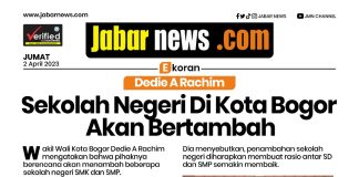 Sekolah Negeri di Kota Bogor akan Bertambah