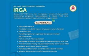 Lowongan Kerja Mayora Juni 2023, Cek Syarat dan Cara Daftar!