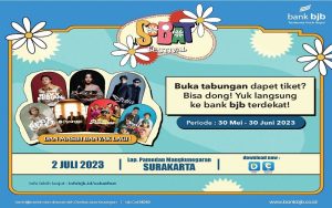 Dengan Menabung di bank bjb Bisa Nonton Konser Sobat Festival 2023