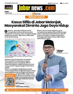 Kasus Sifilis di Jabar Melonjak, Masyarakat Diminta Jaga Gaya Hidup