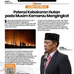 Potensi Kebakaran Hutan pada Musim Kemarau Meningkat