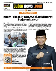Wahyu Wijaya Klaim Proses PPDB SMA di Jawa Barat Berjalan Lancar