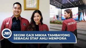 VIDEO: Segini Gaji Mikha Tambayong sebagai Staf Ahli Menpora