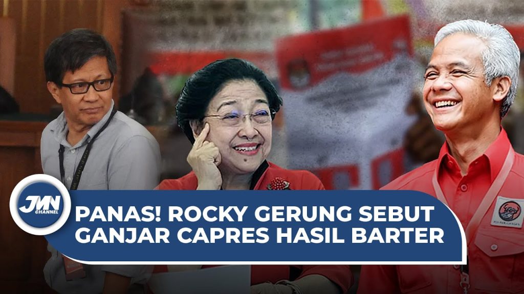 VIDEO: Rocky Gerung Sebut Ganjar Capres Hasil Barter